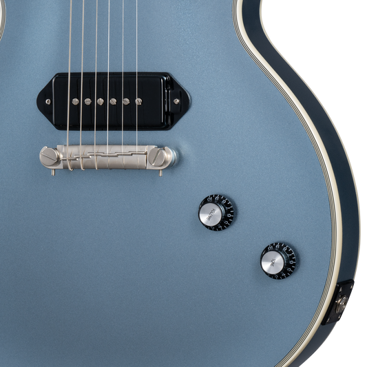 Epiphone Jared James Nichols "Blues Power" Les Paul Custom, Aged Pelham Blue Electric Guitar Epiphone