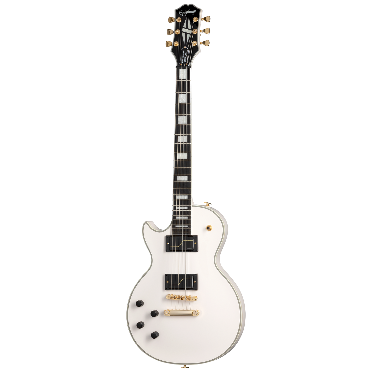 Epiphone Matt Heafy Les Paul Custom Origins, Left-Handed, Bone White Electric Guitar Epiphone