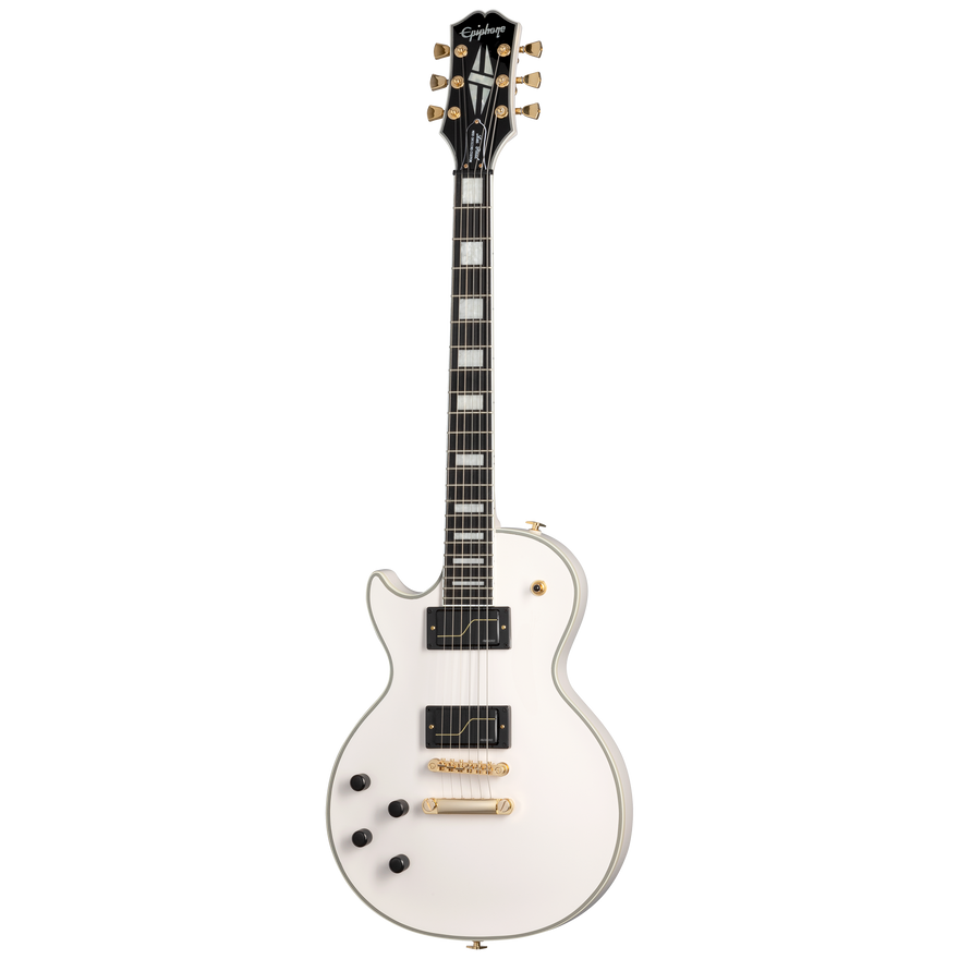 Epiphone Matt Heafy Les Paul Custom Origins, Left-Handed, Bone White Electric Guitar Epiphone