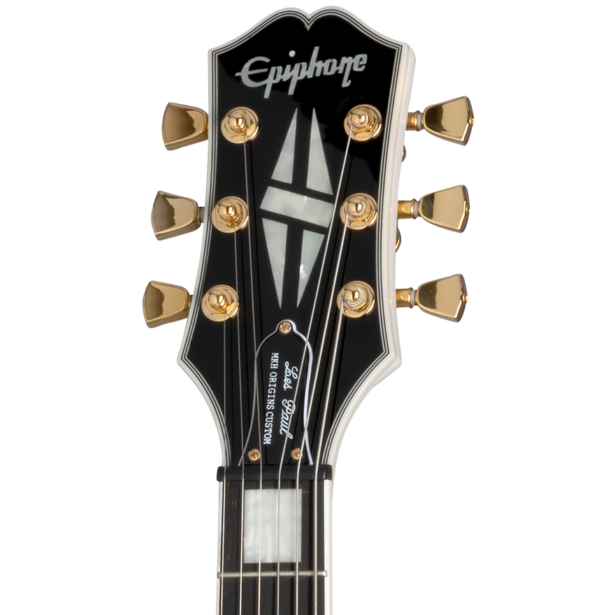 Epiphone Matt Heafy Les Paul Custom Origins, Left-Handed, Bone White Electric Guitar Epiphone