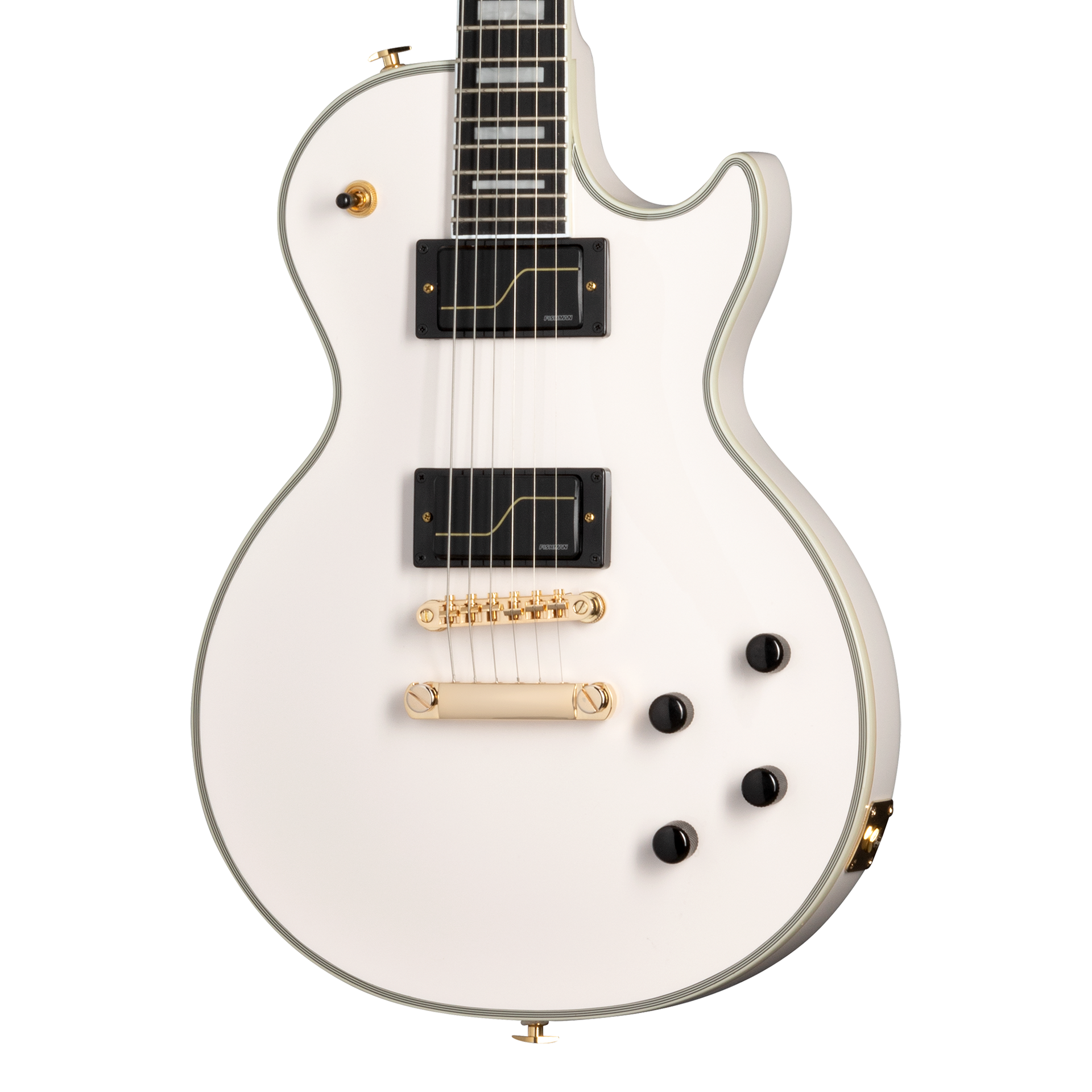Mavis (Epiphone製？) レスポール カスタム Epiphone Les Paul Customが仕様を一新して登場。