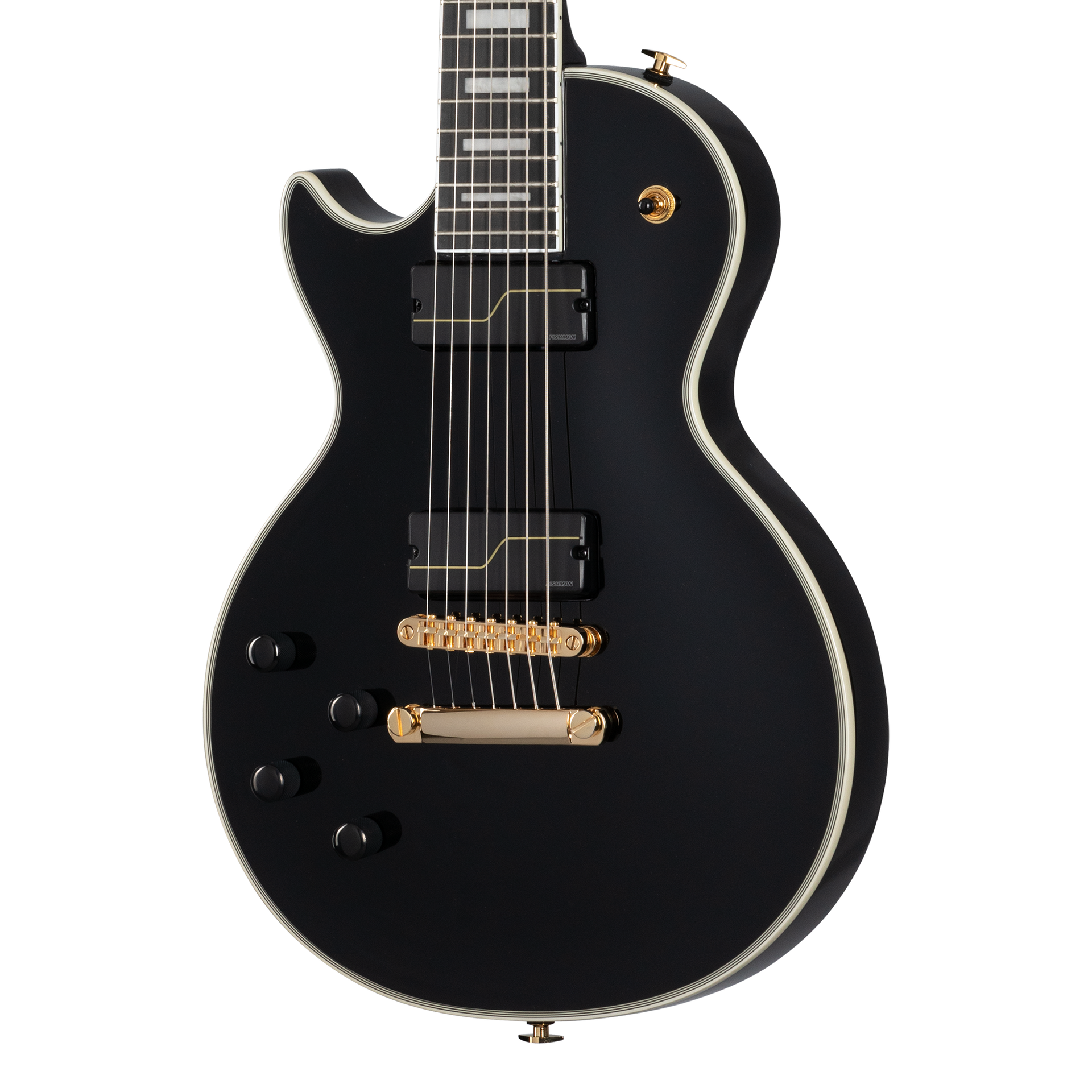 ギター Matt Heafy Les Paul Custom 7-String Epiphone Matt Heafy Les Paul Custom-7 Ebony (2018) - Guitar