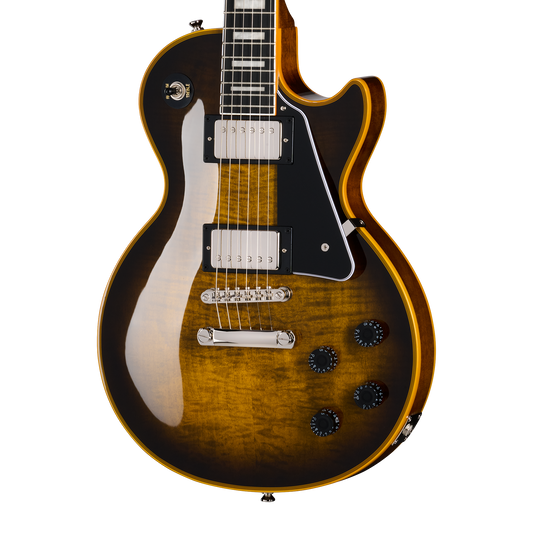 Epiphone Les Paul Custom Widow, Yellow Burst, Exclusive Electric Guitar Epiphone