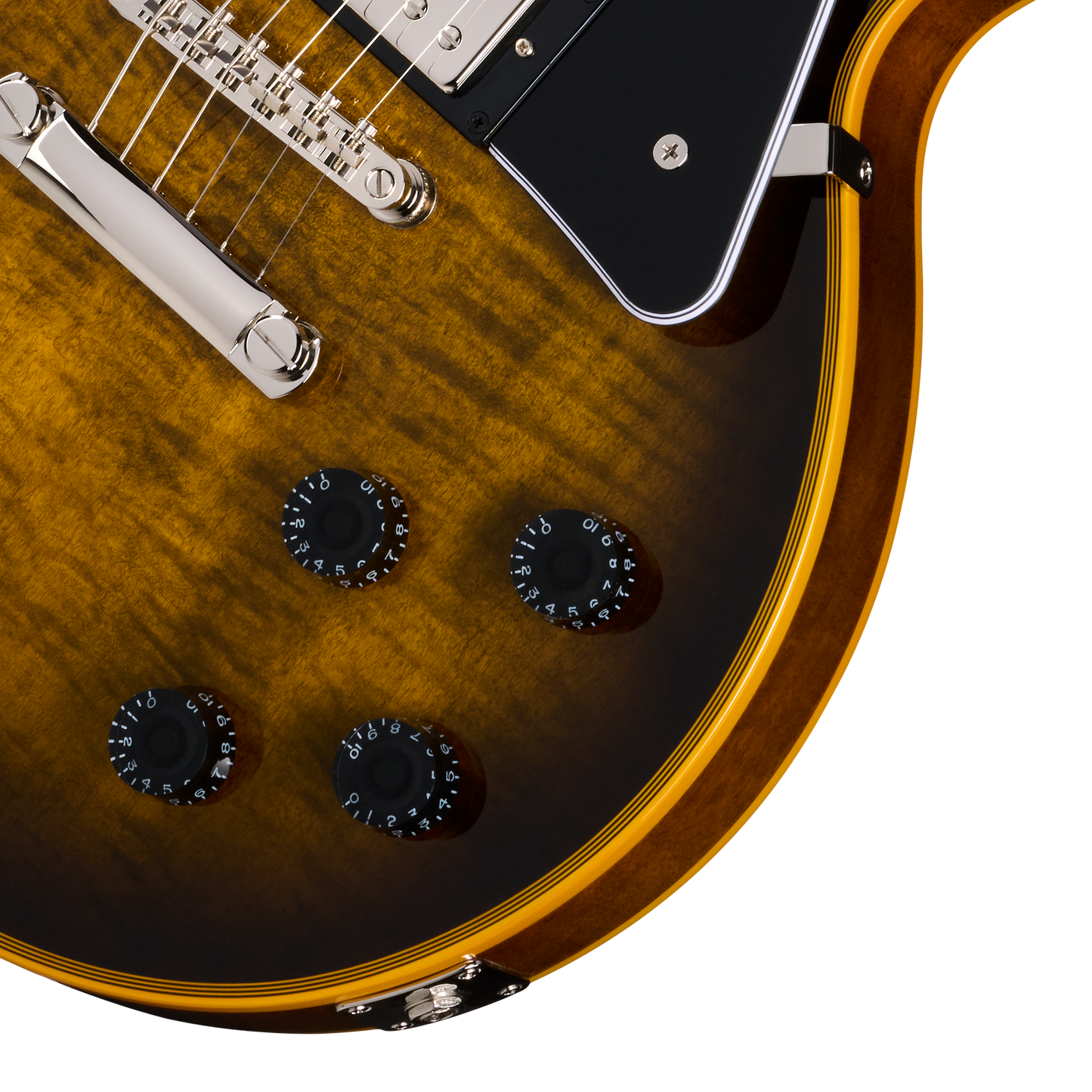 Epiphone Les Paul Custom Widow, Yellow Burst, Exclusive Electric Guitar Epiphone