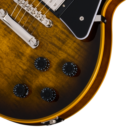 Epiphone Les Paul Custom Widow, Yellow Burst, Exclusive Electric Guitar Epiphone