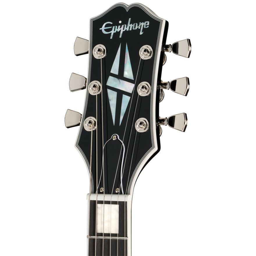 Epiphone Les Paul Custom Modern Figured, Translucent Ebony Burst, Exclusive Electric Guitar Epiphone