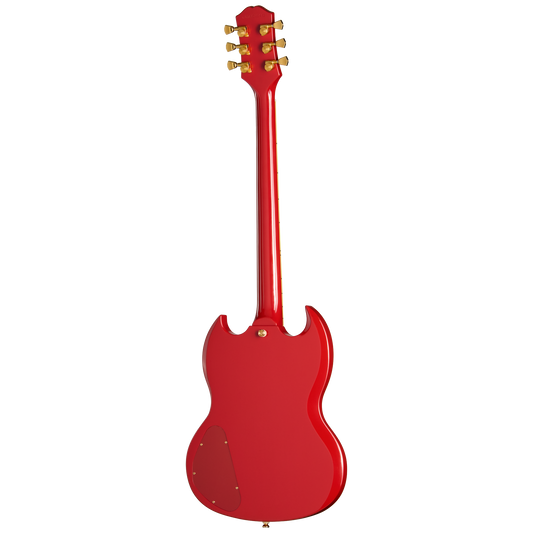Epiphone Fatoumata Diawara SG, Ember Red with Malian Graphic Electric Guitar Epiphone