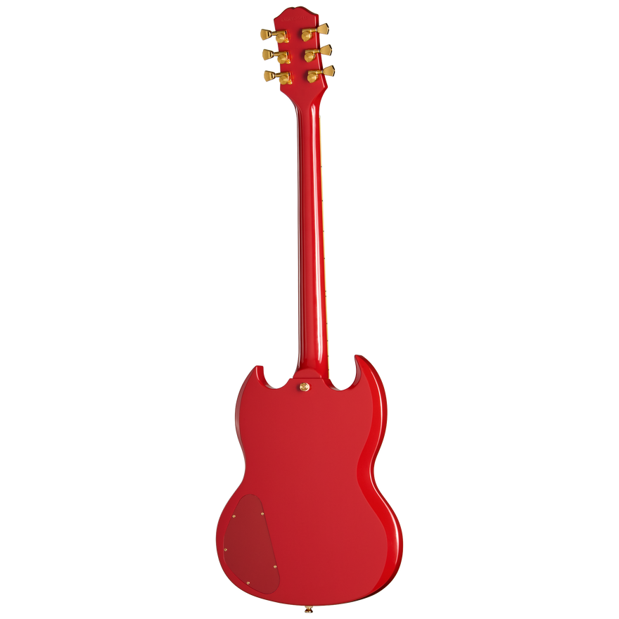 Epiphone Fatoumata Diawara SG, Ember Red with Malian Graphic Electric Guitar Epiphone