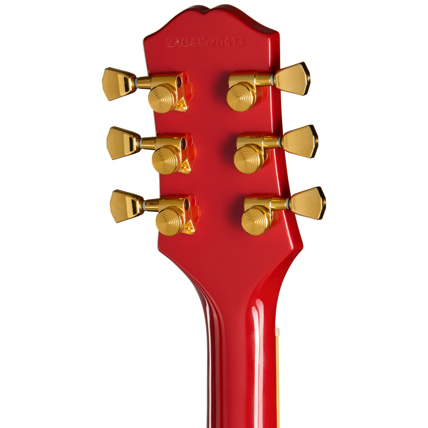 Epiphone Fatoumata Diawara SG, Ember Red with Malian Graphic Electric Guitar Epiphone