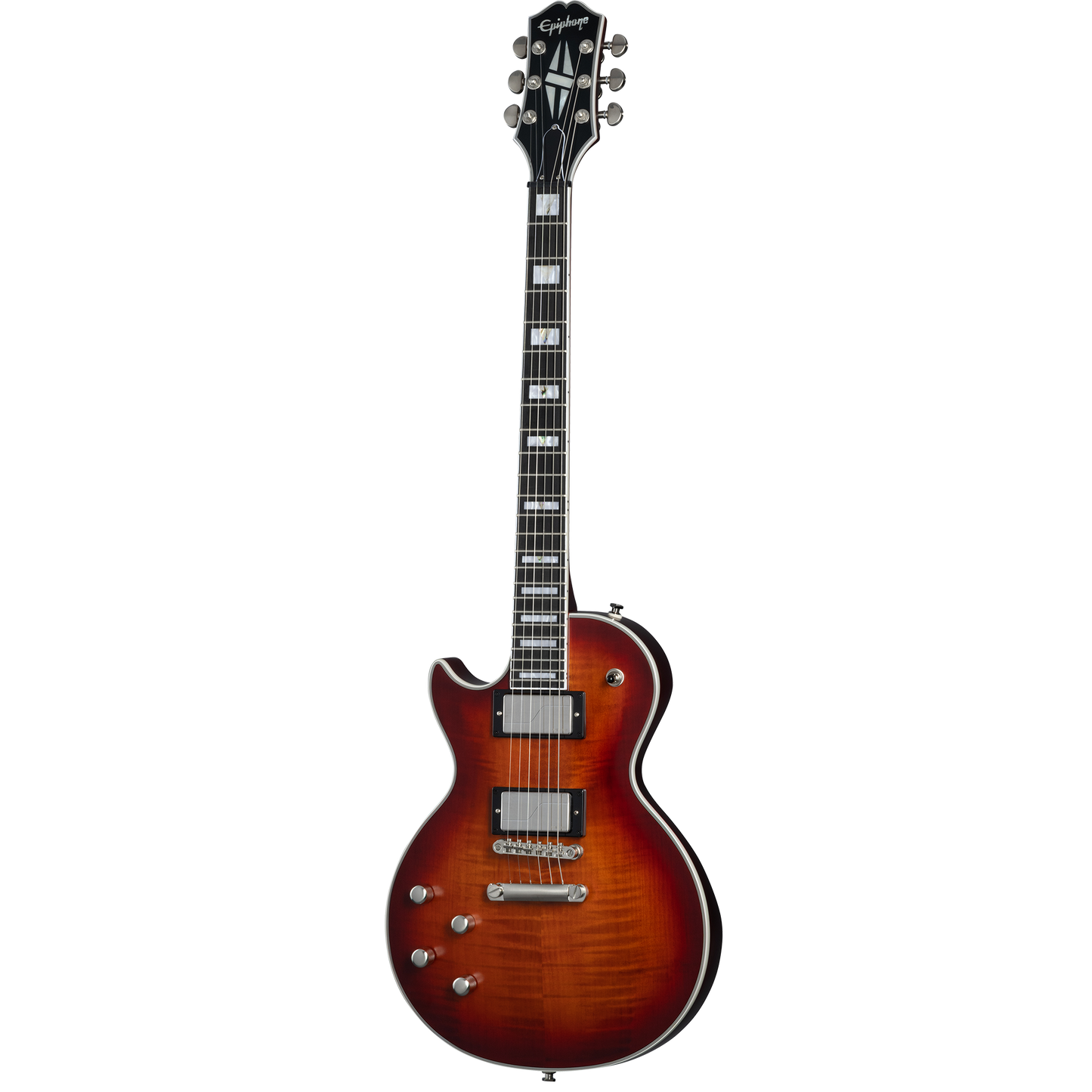 Epiphone Les Paul Prophecy, Left-Handed, Aged Bengal Tiger Burst, Exclusive Electric Guitar Epiphone