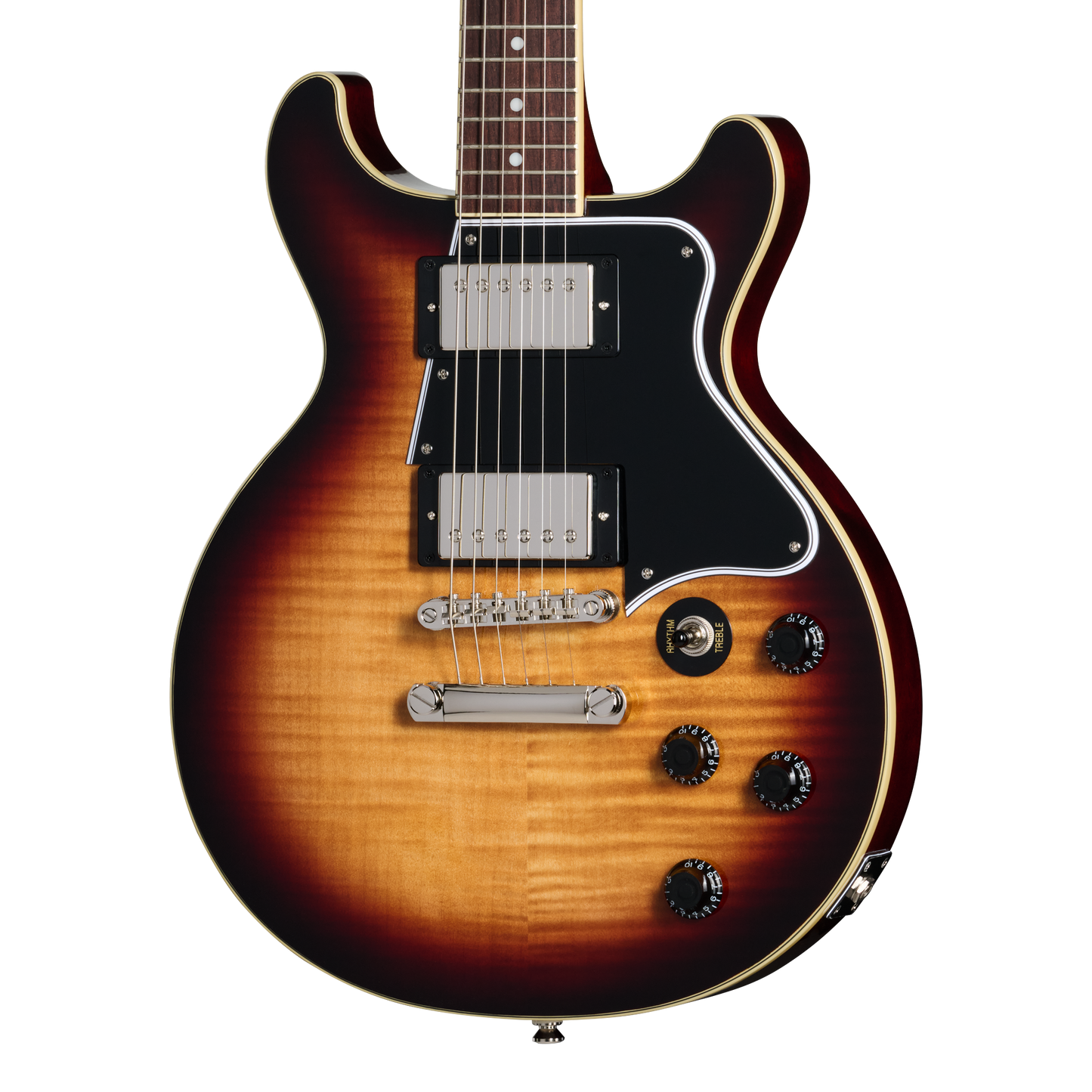 Epiphone Les Paul Special Double Cut Figured, Bourbon Burst Electric Guitar Epiphone