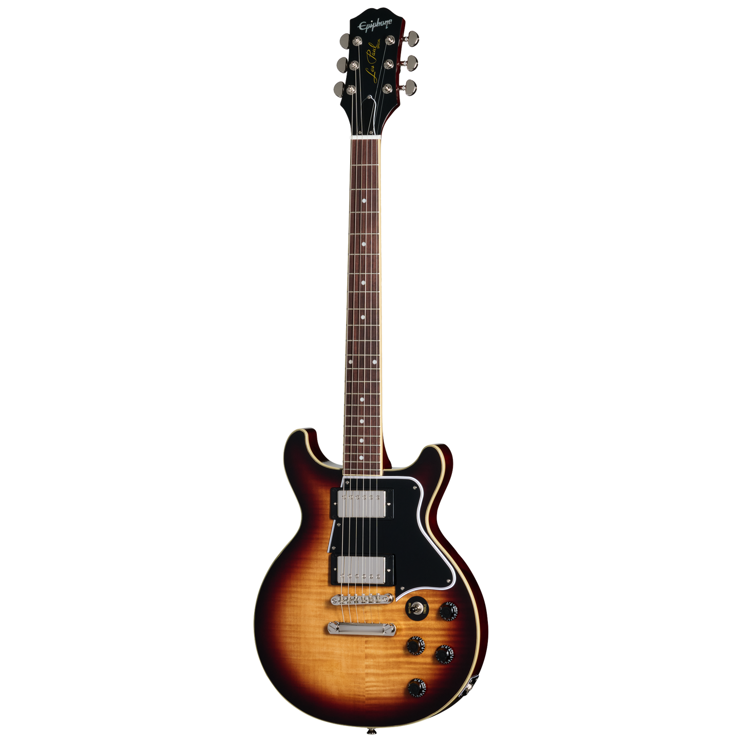 Epiphone Les Paul Special Double Cut Figured, Bourbon Burst Electric Guitar Epiphone