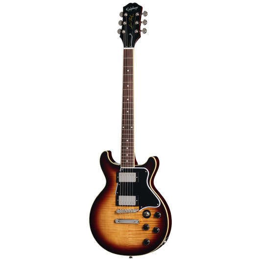 Epiphone Les Paul Special Double Cut Figured, Bourbon Burst Electric Guitar Epiphone