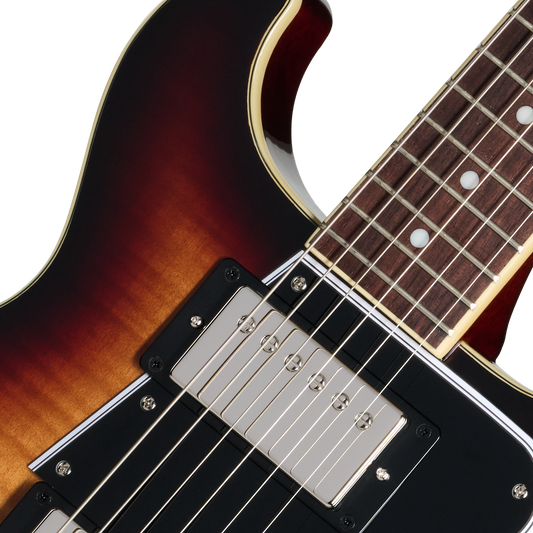 Epiphone Les Paul Special Double Cut Figured, Bourbon Burst Electric Guitar Epiphone