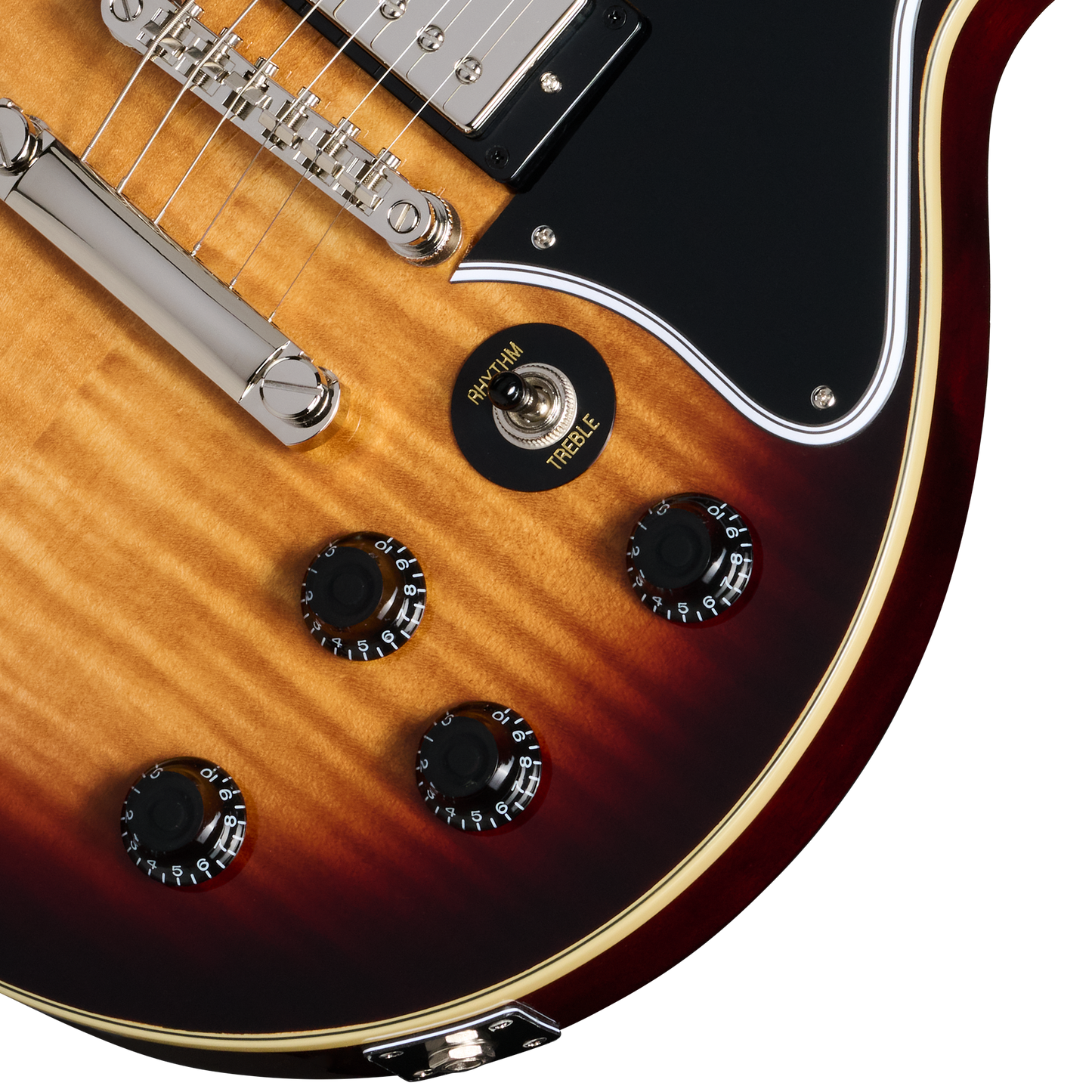 Epiphone Les Paul Special Double Cut Figured, Bourbon Burst Electric Guitar Epiphone