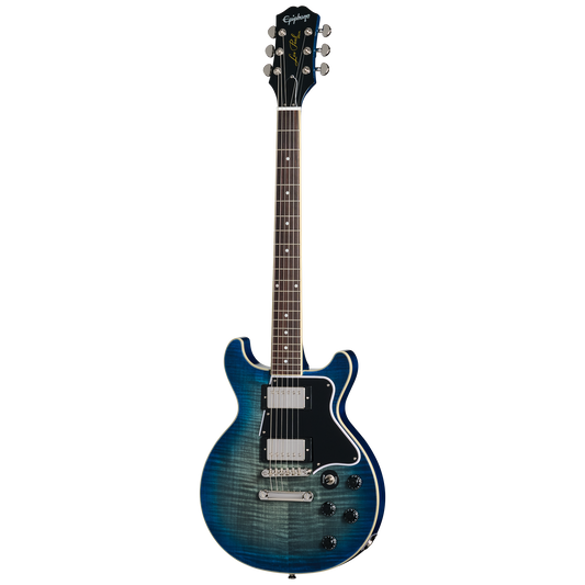 Epiphone Les Paul Special Double Cut Figured, Ocean Water Electric Guitar Epiphone