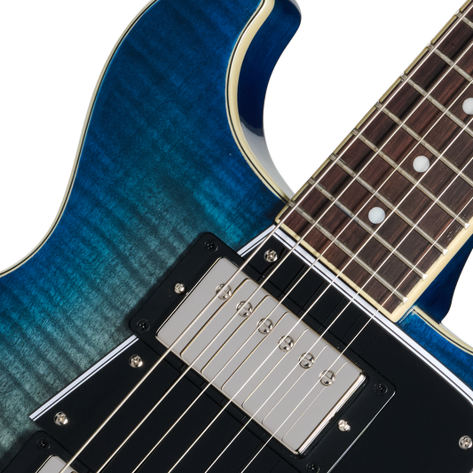 Epiphone Les Paul Special Double Cut Figured, Ocean Water Electric Guitar Epiphone