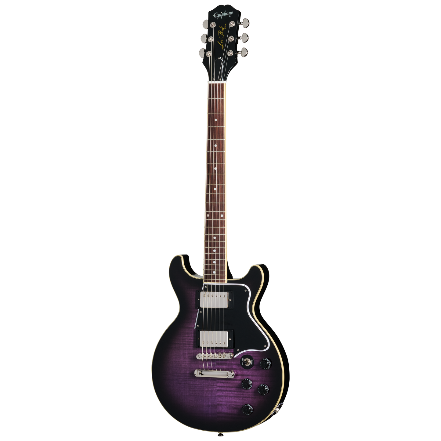 Epiphone Les Paul Special Double Cut Figured, Dark Purple Burst, Exclusive Electric Guitar Epiphone