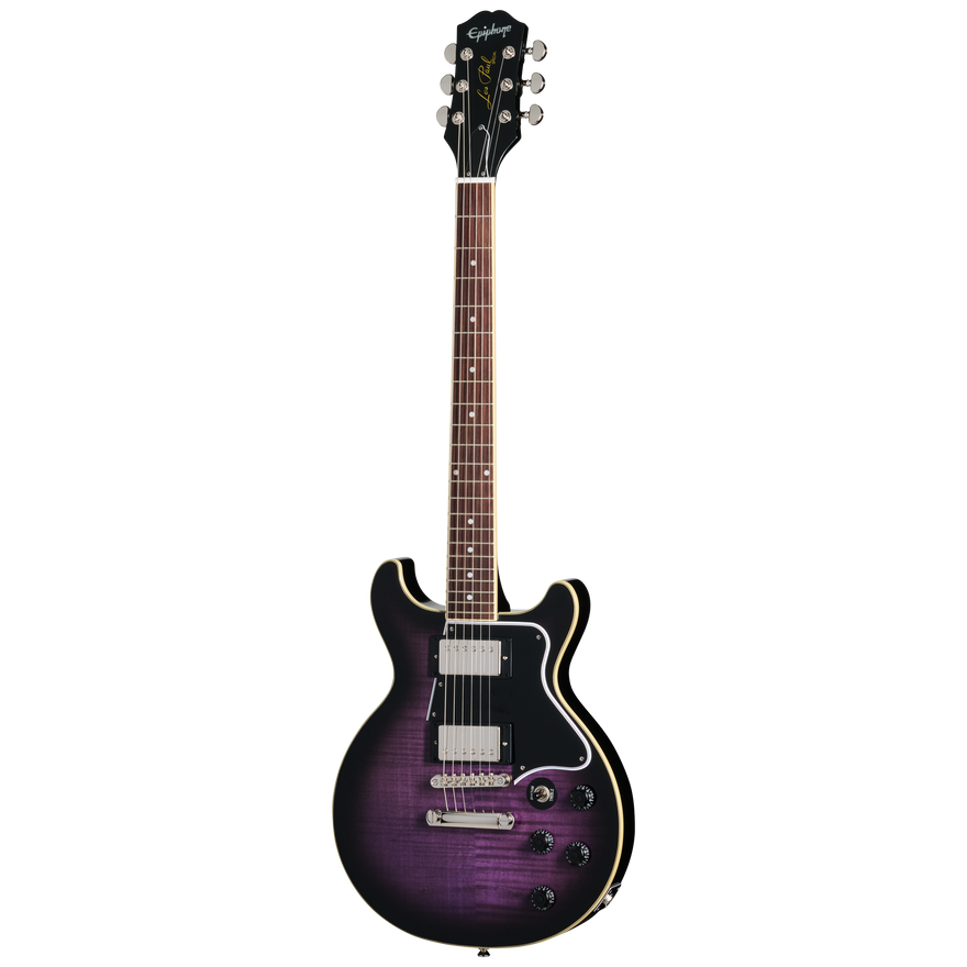 Epiphone Les Paul Special Double Cut Figured, Dark Purple Burst, Exclusive Electric Guitar Epiphone