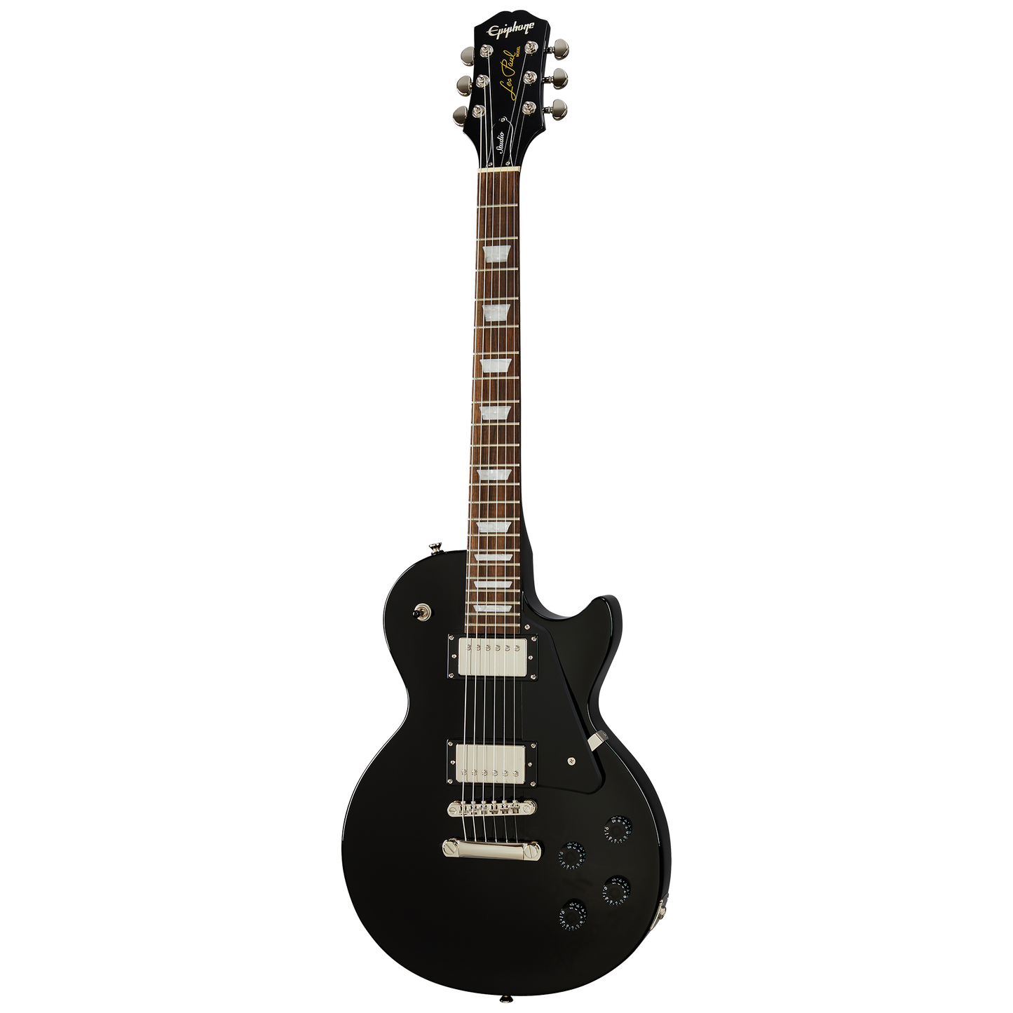 Epiphone Les Paul Studio ブラック Epiphone Les Paul Studio Black Electric Guitar – Twin Town Guitars