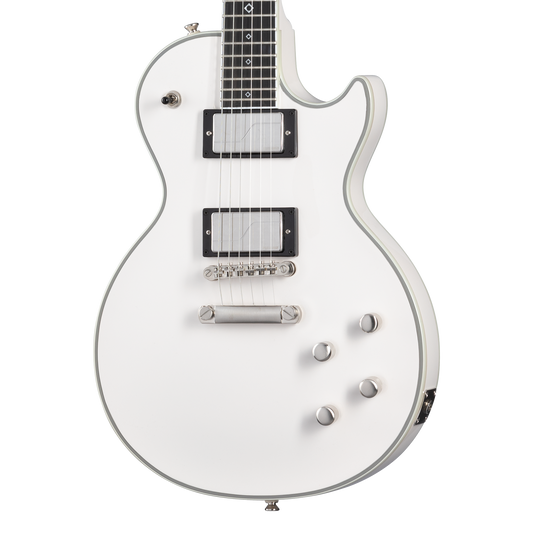 Epiphone Jerry Cantrell Les Paul Custom Prophecy, Bone White Electric Guitar Epiphone