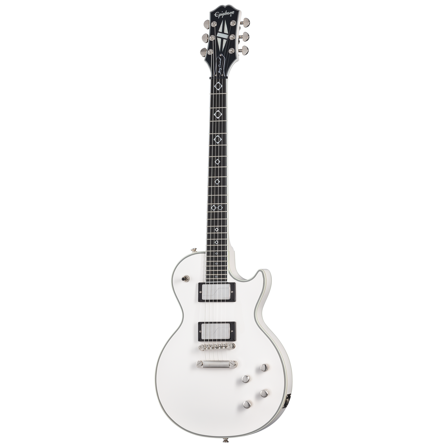 Epiphone Jerry Cantrell Les Paul Custom Prophecy, Bone White Electric Guitar Epiphone