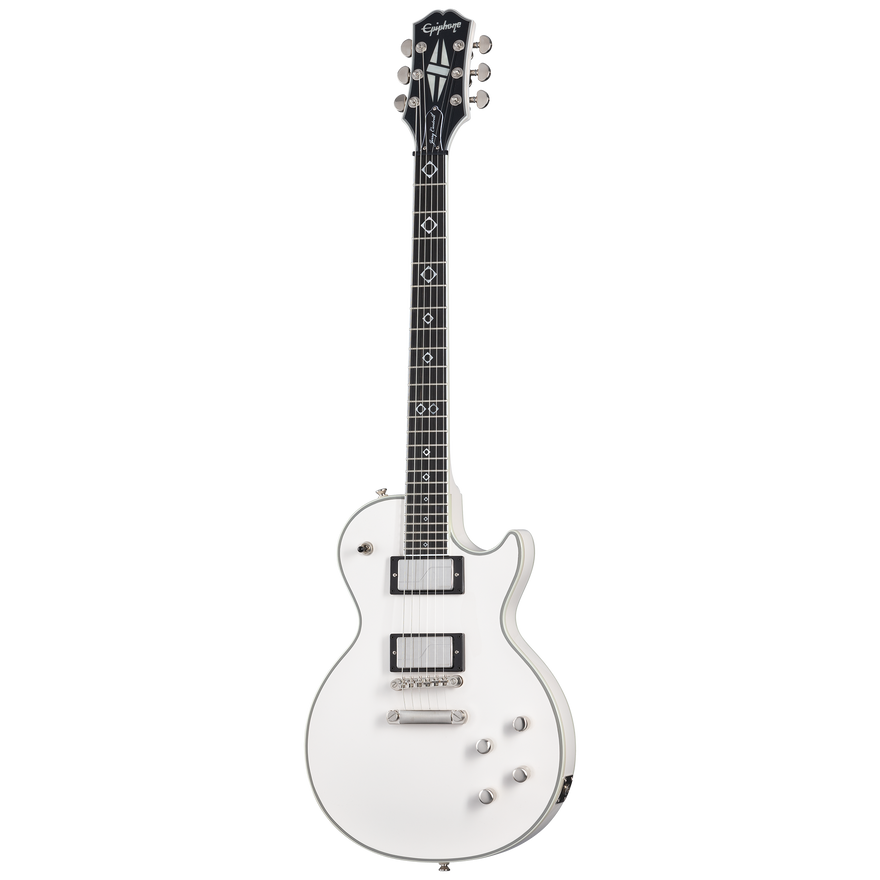 Epiphone Jerry Cantrell Les Paul Custom Prophecy, Bone White Electric Guitar Epiphone
