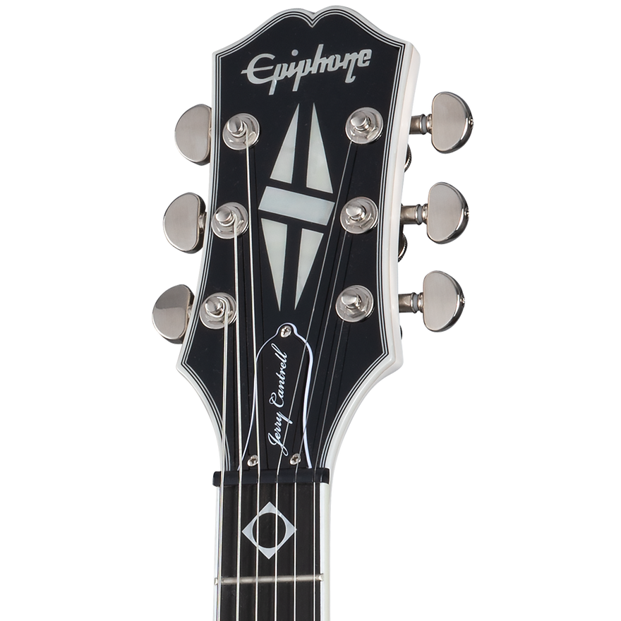 Epiphone Jerry Cantrell Les Paul Custom Prophecy, Bone White Electric Guitar Epiphone