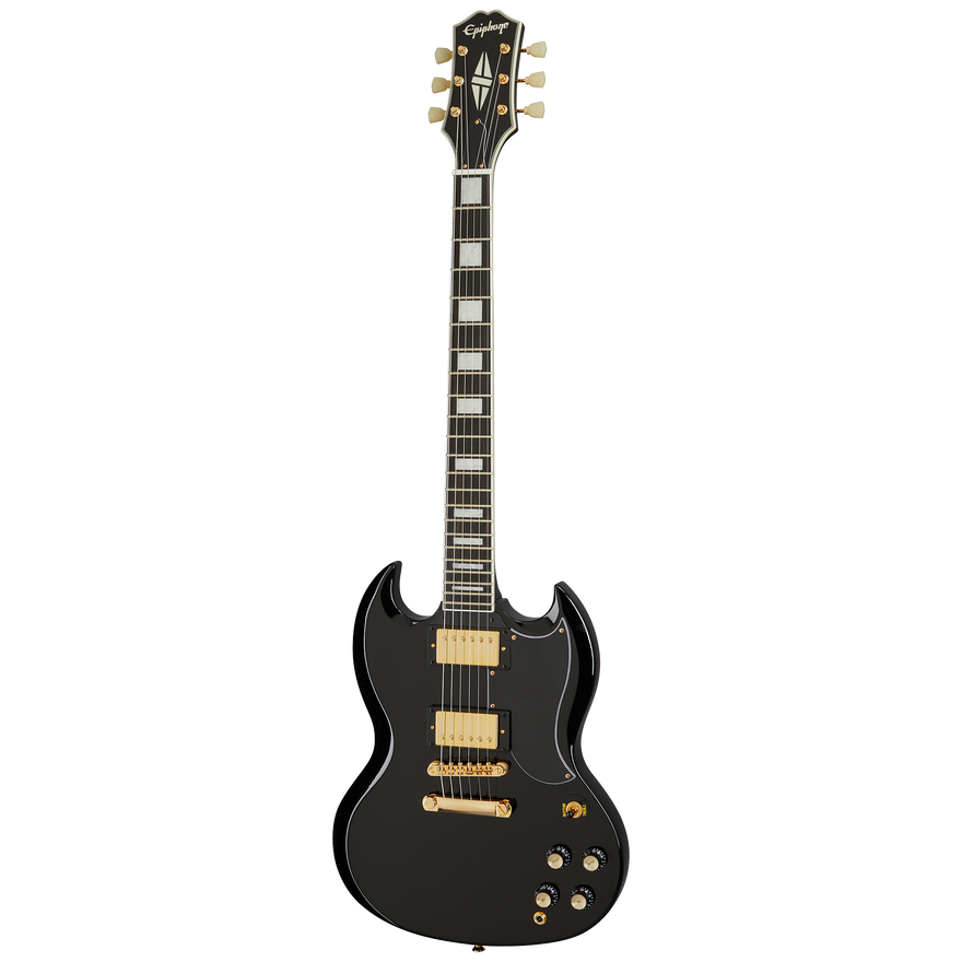 Epiphone SG Custom, Ebony Electric Guitar Epiphone