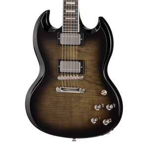 Epiphone SG Custom Modern Figured, Translucent Ebony Burst, Exclusive Electric Guitar Epiphone