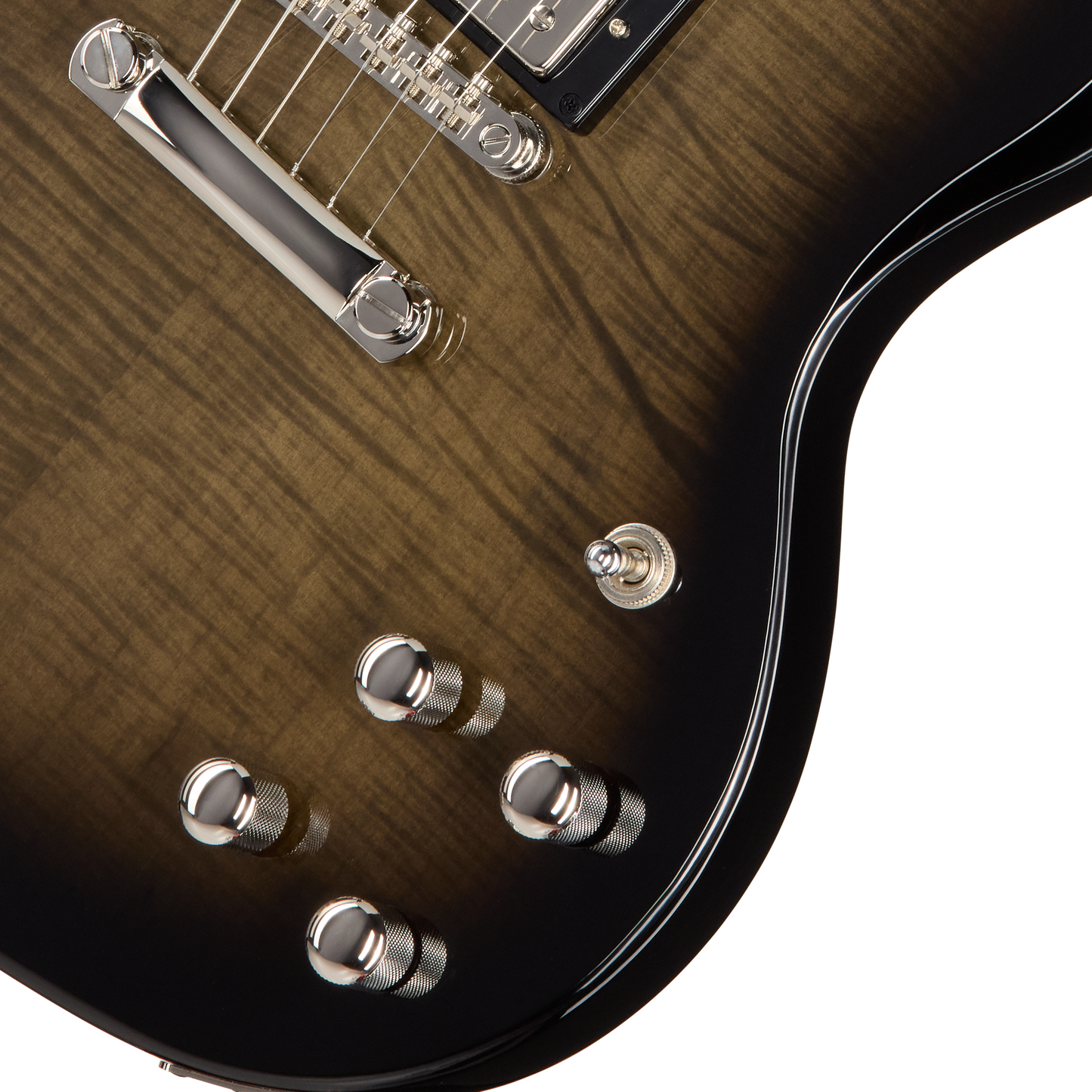 Epiphone SG Custom Modern Figured, Translucent Ebony Burst, Exclusive Electric Guitar Epiphone