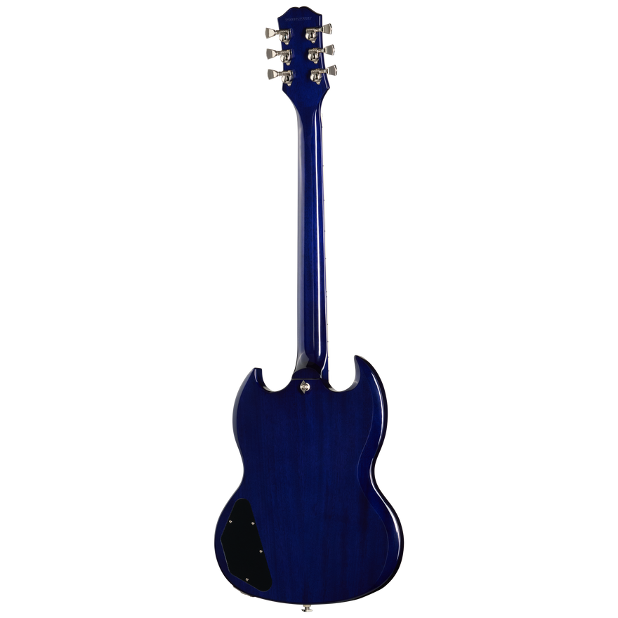 Epiphone SG Custom Modern Quilt, Blueberry Burst, Exclusive Electric Guitar Epiphone