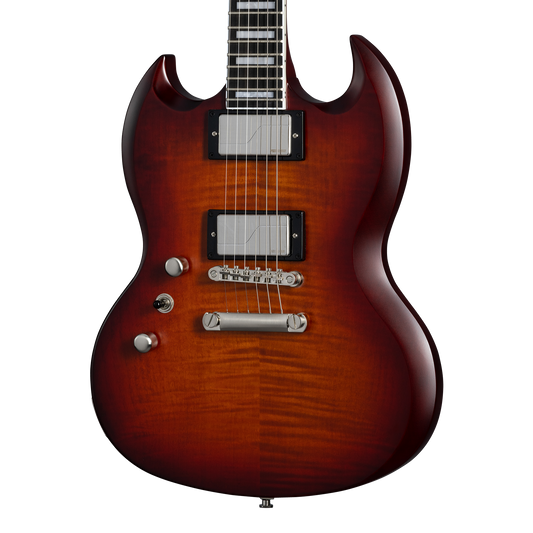 Epiphone SG Prophecy, Left-Handed, Aged Bengal Tiger Burst, Exclusive Electric Guitar Epiphone