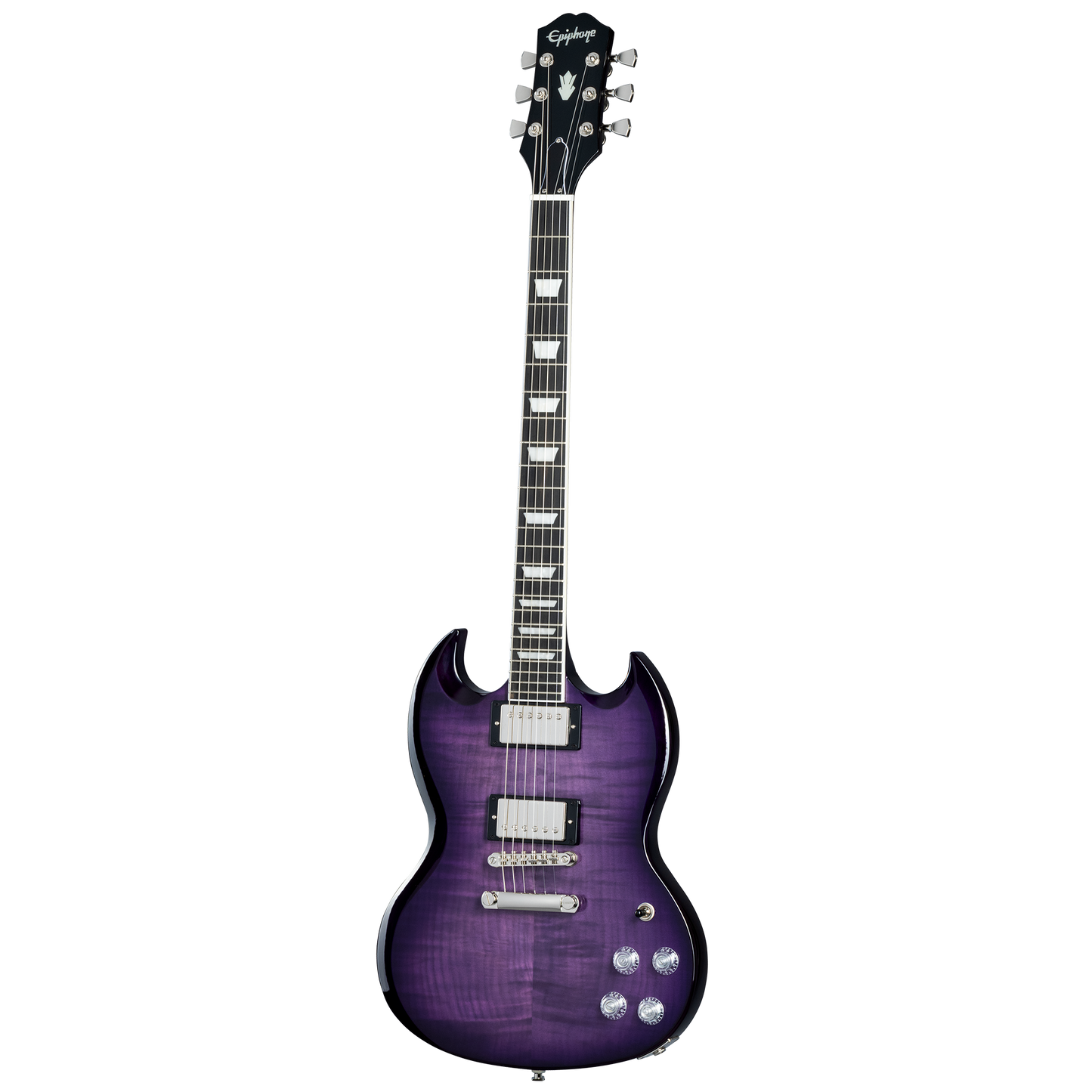 Epiphone SG Modern Figured, Purple Burst Electric Guitar Epiphone