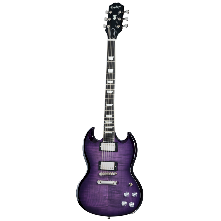 Epiphone SG Modern Figured, Purple Burst Electric Guitar Epiphone