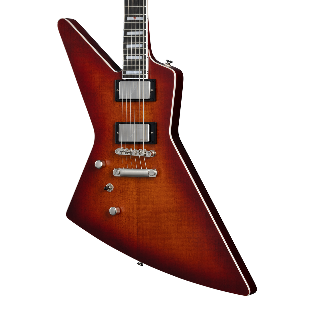 Epiphone Extura Prophecy, Left-Handed, Aged Bengal Tiger Burst, Exclusive Electric Guitar Epiphone