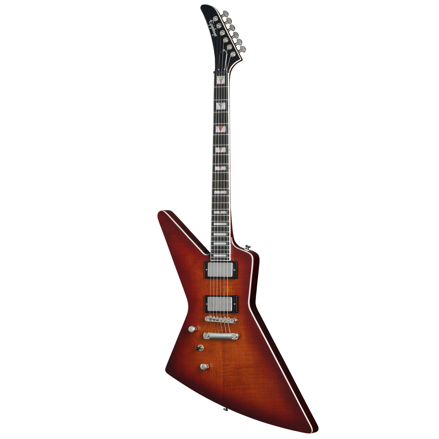 Epiphone Extura Prophecy, Left-Handed, Aged Bengal Tiger Burst, Exclusive Electric Guitar Epiphone