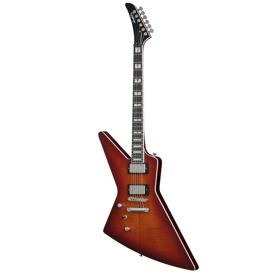 Epiphone Extura Prophecy, Left-Handed, Aged Bengal Tiger Burst, Exclusive Electric Guitar Epiphone