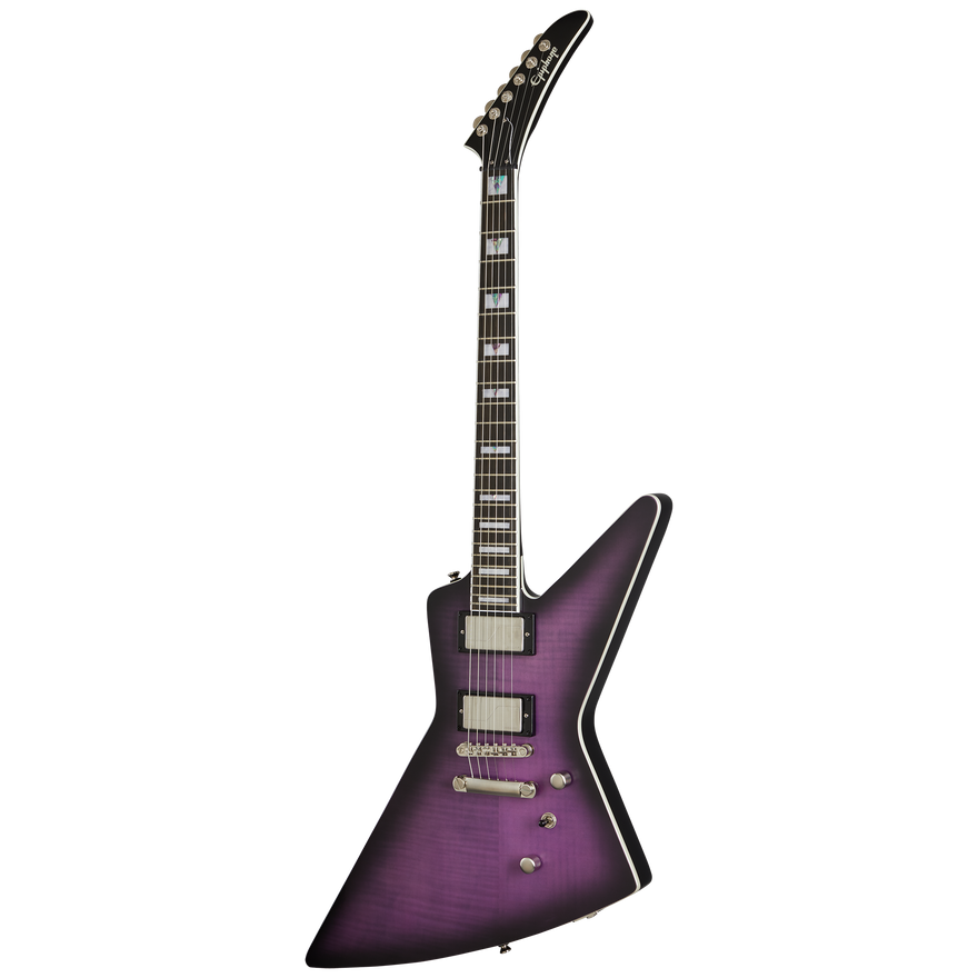 Epiphone Extura Prophecy, Purple Tiger Aged Gloss Electric Guitar Epiphone