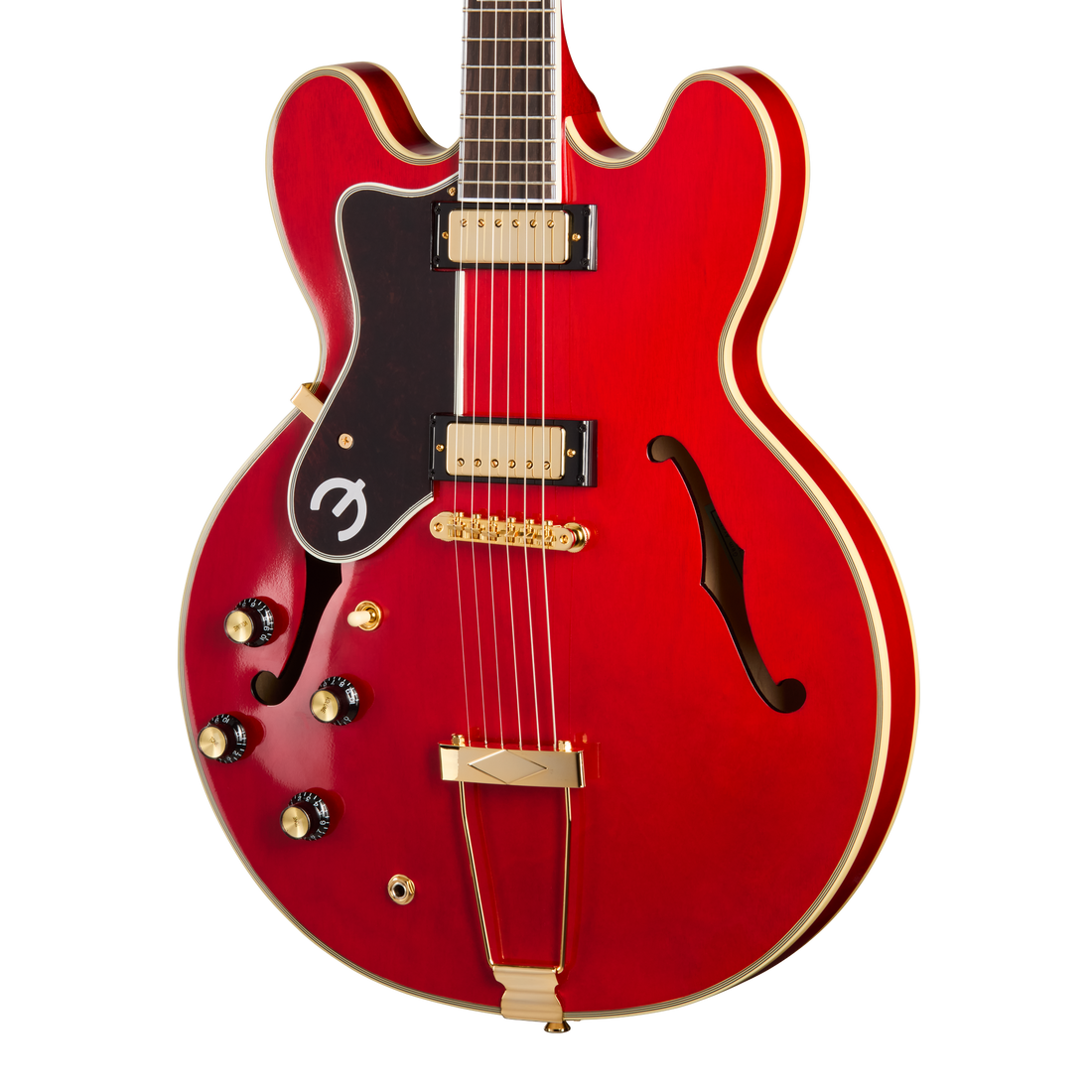 Epiphone Masterbilt Gem Archer Sheraton, Left-Handed, Cherry Red Electric Guitar Epiphone