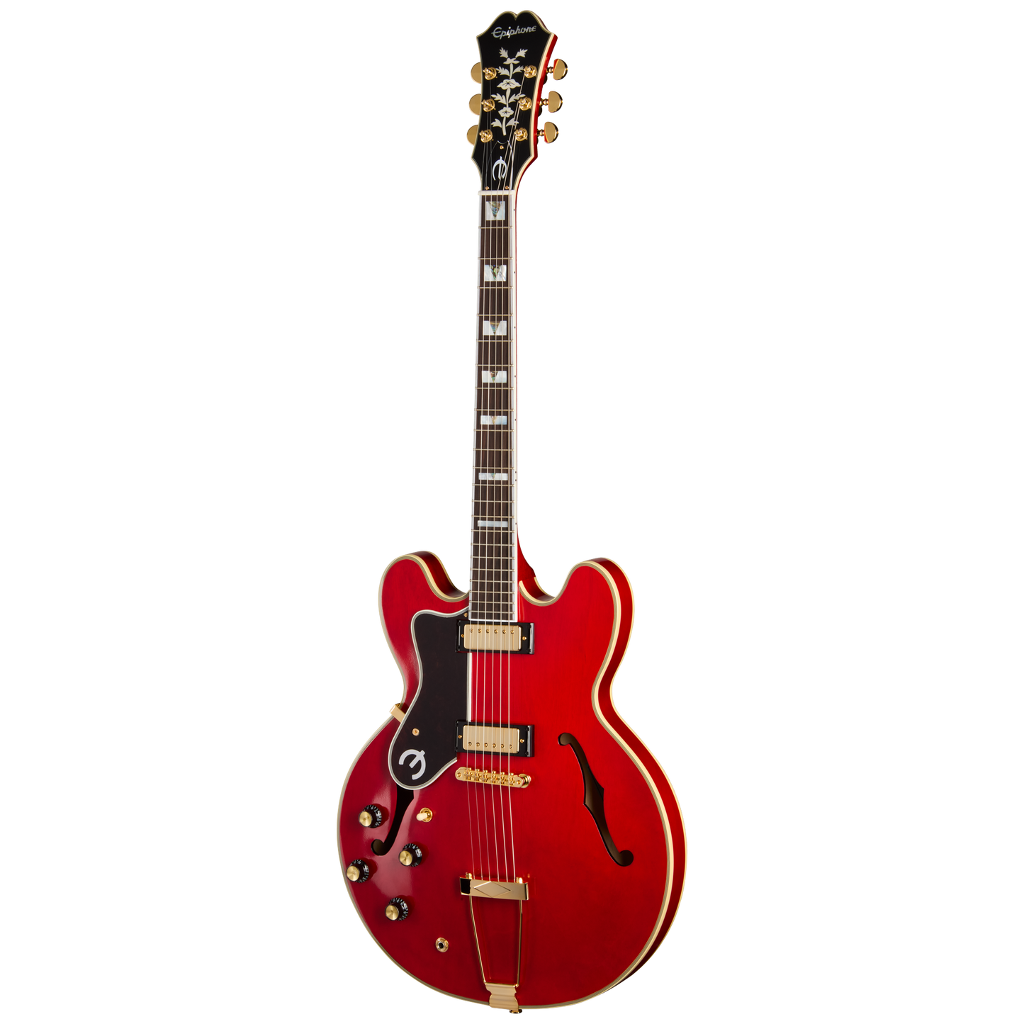 Epiphone Masterbilt Gem Archer Sheraton, Left-Handed, Cherry Red Electric Guitar Epiphone