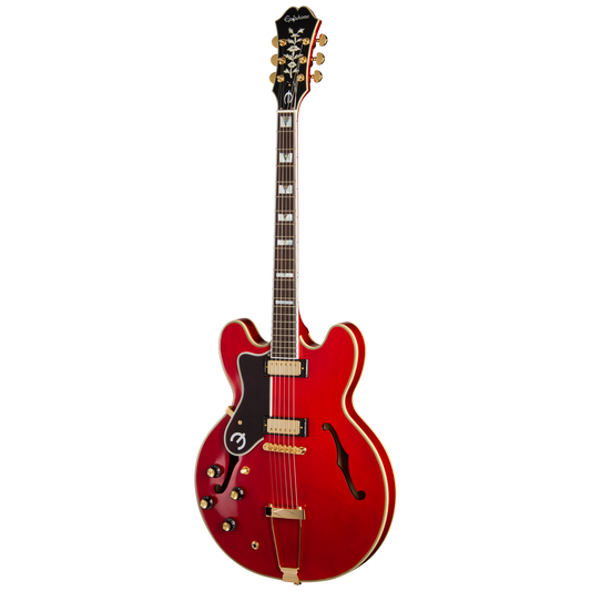 Epiphone Masterbilt Gem Archer Sheraton, Left-Handed, Cherry Red Electric Guitar Epiphone