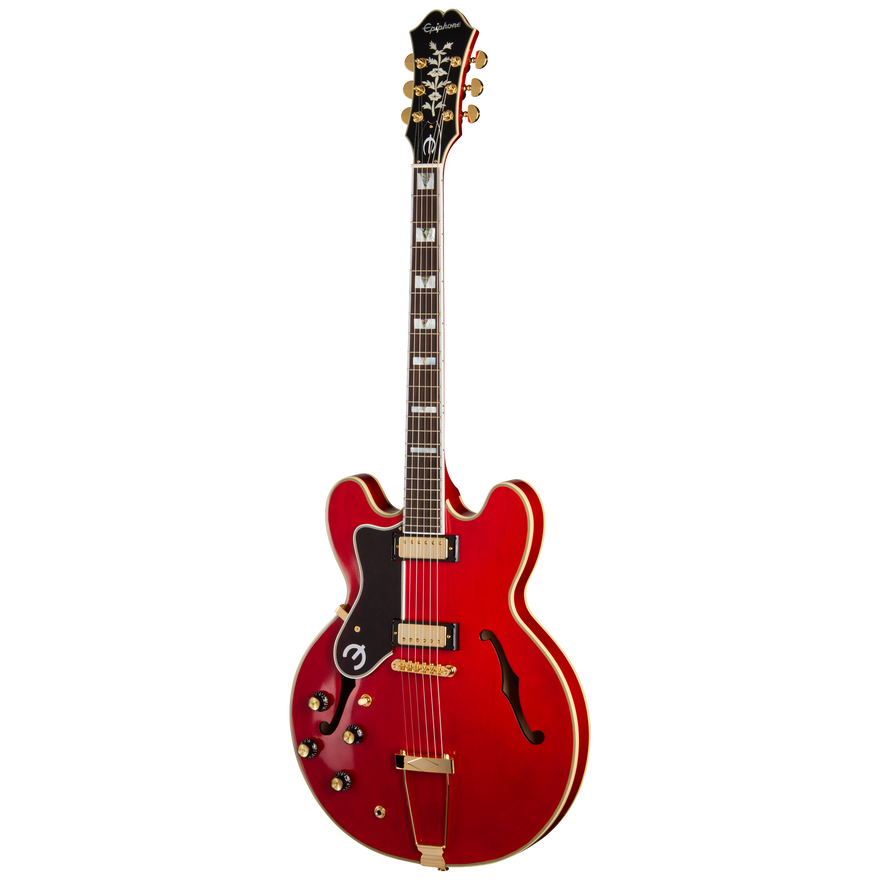 Epiphone Masterbilt Gem Archer Sheraton, Left-Handed, Cherry Red Electric Guitar Epiphone