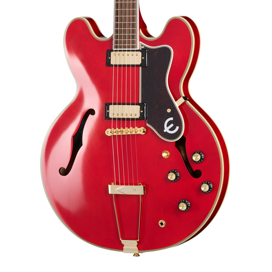 Epiphone Masterbilt Gem Archer Sheraton, Cherry Red Electric Guitar Epiphone
