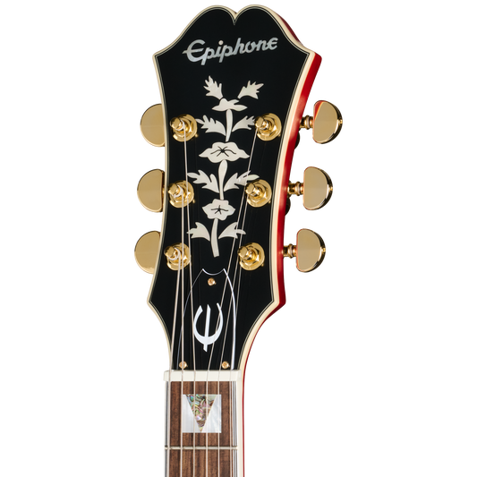 Epiphone Masterbilt Gem Archer Sheraton, Cherry Red Electric Guitar Epiphone