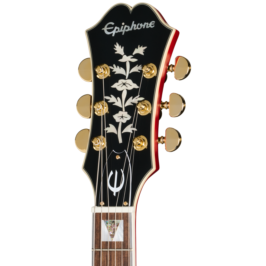 Epiphone Masterbilt Gem Archer Sheraton, Cherry Red Electric Guitar Epiphone