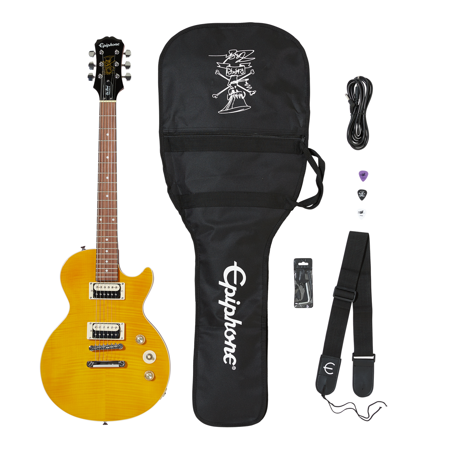 Epiphone Slash Appetite Les Paul Special-II (Incl. Gig Bag), Appetite Amber Electric Guitar Epiphone