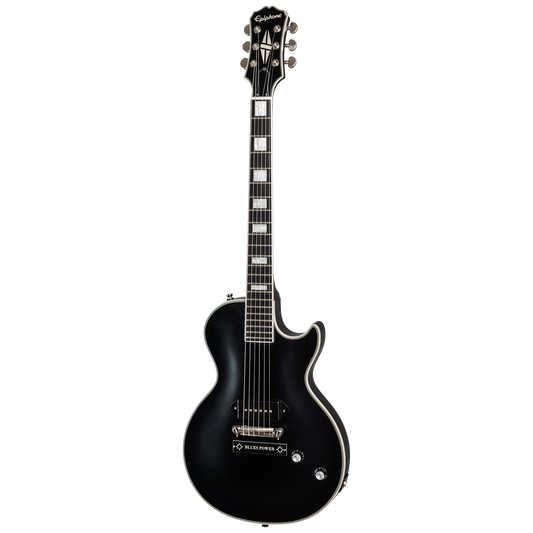 Epiphone Jared James Nichols Old Glory Les Paul Custom, Black Aged Gloss Electric Guitar Epiphone
