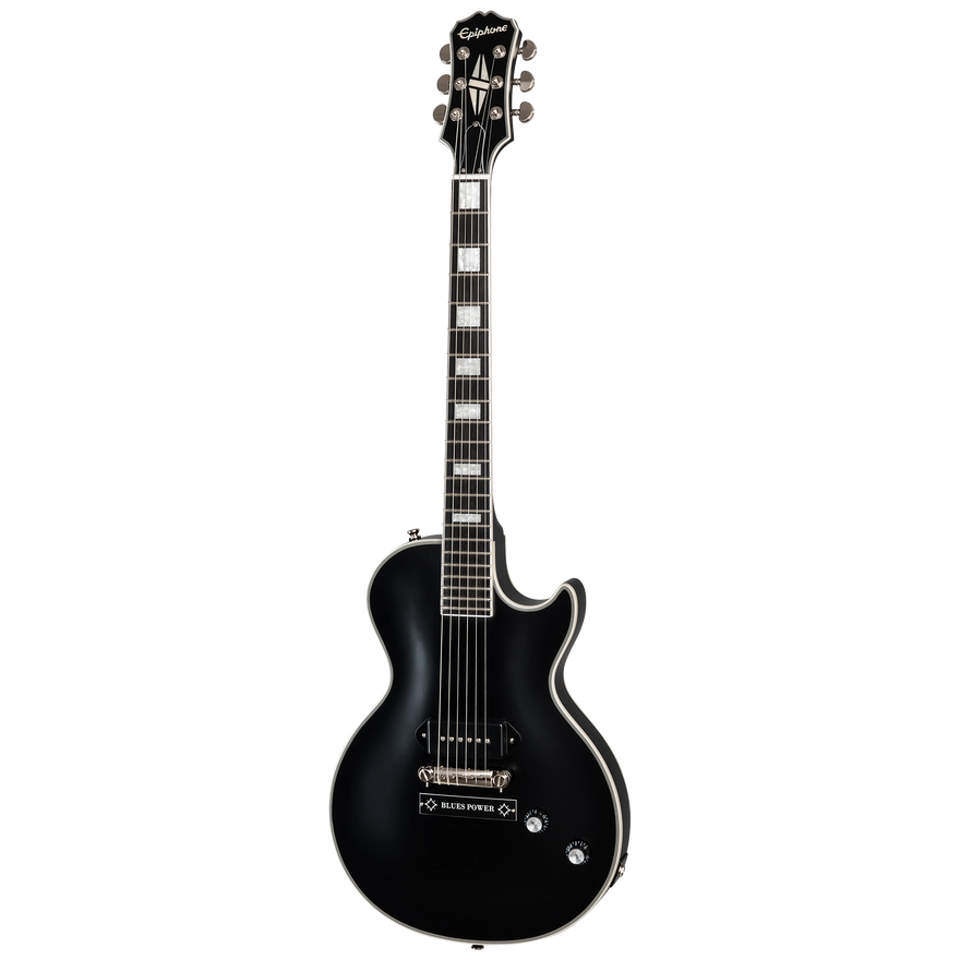 Epiphone Jared James Nichols Old Glory Les Paul Custom, Black Aged Gloss Electric Guitar Epiphone