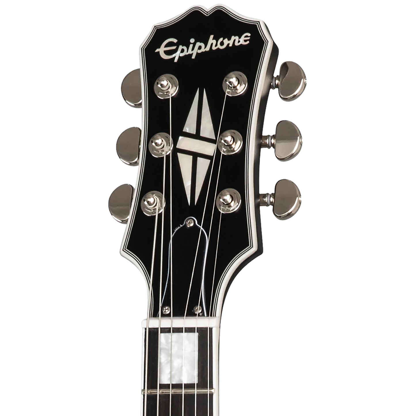 Epiphone Jared James Nichols Old Glory Les Paul Custom, Black Aged Gloss Electric Guitar Epiphone